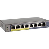 Netgear ProSAFE GS108PE switch Grijs/blauw