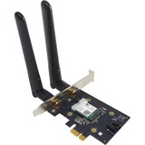 Rivet Networks Killer Wi-Fi 6 AX1650 wlan adapter Zwart,  Bluetooth 5.1