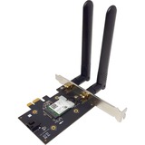 Rivet Networks Killer Wi-Fi 6 AX1650 wlan adapter Zwart,  Bluetooth 5.1