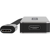 Sitecom CN-384 USB-C Hub 4 Port usb-hub Zilver/zwart