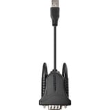 Sitecom USB > Seriële Kabel 0,6m usb-adapter Zwart/zilver, CN-104, Retail