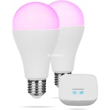 Smartwares HW1601-2L Smart bulb RGBW set ledlamp Wit