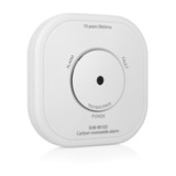 Smartwares SH8-90105 gasmelder Wit, Vervangbare batterij