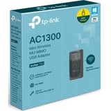 TP-Link Archer T3U AC1300 mini draadloze MU-MIMO USB-adapter wlan adapter Zwart