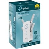 TP-Link RE650 AC2600 Wi-Fi Range Extender repeater Wit/zilver, 2,4 GHz/ 5 GHz Dual-band