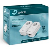 TP-Link TL-PA8033P KIT AV1300 3-poorts Gigabit Passthrough Powerline Starterskit Wit