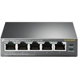 TP-Link TL-SG1005P switch Zwart