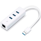 TP-Link UE330 3-Port USB 3.0 + Gigabit LAN usb-hub Wit