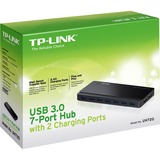 TP-Link UH720 7-Port USB 3.0 usb-hub Zwart, Met oplaadaansluitingen
