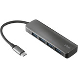 Trust Halyx Aluminium USB-C to 4-Port USB-A 3.2 Hub usb-hub aluminium