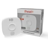 heat it Z-Smoke Detector 230V rookmelder Wit, Z-Wave, Z-Wave+