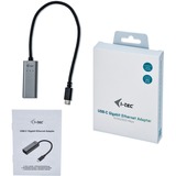 i-tec USB-C Metal Gigabit Ethernet Adapter usb-adapter Grijs