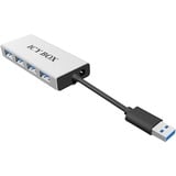 ICY BOX IB-AC6104 USB 3.0 Hub 4 Port usb-hub Zilver/zwart