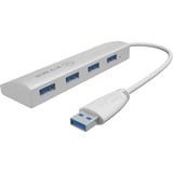 ICY BOX IB-AC6401 4 Port USB 3.0 Hub usb-hub Zilver