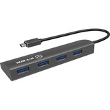 ICY BOX IB-AC6405-C usb-hub Antraciet, USB type-C hub