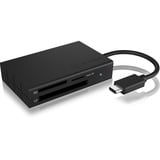 ICY BOX IB-CR401-C3 kaartlezer antraciet, USB 3.0 Type-C