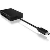 ICY BOX IB-CR401-C3 kaartlezer Antraciet, USB 3.0 Type-C
