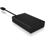 ICY BOX IB-CR401-C3 kaartlezer antraciet, USB 3.0 Type-C