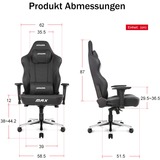 AKRacing Master MAX gamestoel Zwart