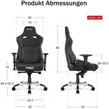 AKRacing Master PRO gamestoel Zwart/zwart