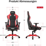 AKRacing Master PRO gamestoel Zwart/rood