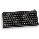 CHERRY Compact-Keyboard G84-4100, toetsenbord Zwart, US lay-out, Cherry Mechanisch