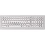 CHERRY DW 8000 draadloze desktopset Zilver, US lay-out (QWERTY), 100%, US lay-out, 1000 - 2000 dpi