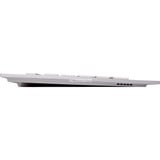 CHERRY DW 8000 draadloze desktopset Zilver, US lay-out (QWERTY), 100%, US lay-out, 1000 - 2000 dpi