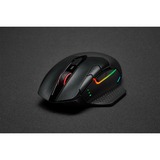 Corsair DARK CORE RGB PRO  gaming muis Zwart, 18.000 dpi, RGB leds