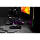 Corsair DARK CORE RGB PRO  gaming muis Zwart, 18.000 dpi, RGB leds