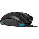 Corsair Nightsword RGB gaming muis Zwart, 100 - 18,000 dpi, RGB leds