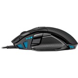 Corsair Nightsword RGB gaming muis Zwart, 100 - 18,000 dpi, RGB leds