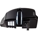 Corsair Scimitar RGB ELITE gaming muis Zwart, 18.000 dpi, RGB leds