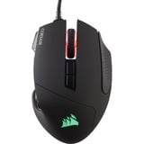 Corsair Scimitar RGB ELITE gaming muis Zwart, 18.000 dpi, RGB leds