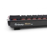 Ducky Mecha Mini RGB, gaming toetsenbord Zwart, US lay-out, Cherry MX Speed Silver, RGB leds, 60%, PBT Double Shot