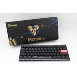 Ducky Mecha Mini RGB, gaming toetsenbord Zwart, US lay-out, Cherry MX Speed Silver, RGB leds, 60%, PBT Double Shot
