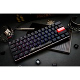 Ducky Mecha Mini RGB, gaming toetsenbord Zwart, US lay-out, Cherry MX Speed Silver, RGB leds, 60%, PBT Double Shot