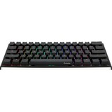 Ducky One 2 Mini RGB DKON1861ST, gaming toetsenbord Zwart/wit, US lay-out, Cherry MX Brown, RGB leds, 60%, PBT double-shot