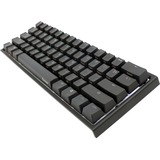 Ducky One 2 Mini RGB DKON1861ST, gaming toetsenbord Zwart/wit, US lay-out, Cherry MX Blue, MX Blue, US Lay-out, RGB leds, 60%, PBT Double Shot