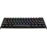 Ducky One 2 Mini RGB DKON1861ST, gaming toetsenbord Zwart/wit, US lay-out, Cherry MX Red, MX Red, US Lay-out, RGB leds, 60%, PBT Double Shot
