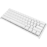 Ducky One 2 Mini RGB Pure White DKON1861ST, gaming toetsenbord Wit, US lay-out, Cherry MX Red, RGB leds, 60%, PBT double-shot