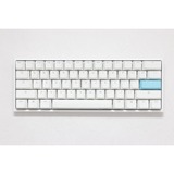 Ducky One 2 Mini RGB Pure White DKON1861ST, gaming toetsenbord Wit, US lay-out, Cherry MX Red, RGB leds, 60%, PBT double-shot