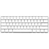 Ducky One 2 Mini RGB Pure White DKON1861ST, gaming toetsenbord Wit, US lay-out, Cherry MX Speed Silver, MX Silver, US Lay-out, RGB leds, 60%, PBT Double Shot