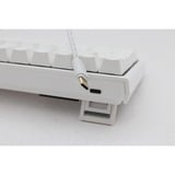 Ducky One 2 Mini RGB Pure White DKON1861ST, gaming toetsenbord Wit, US lay-out, Cherry MX Speed Silver, MX Silver, US Lay-out, RGB leds, 60%, PBT Double Shot