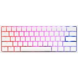 Ducky One 2 Mini RGB Pure White, gaming toetsenbord Wit, US lay-out, Cherry MX Silent, RGB leds, 60%, PBT Double Shot