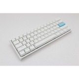 Ducky One 2 Mini RGB Pure White, gaming toetsenbord Wit, US lay-out, Cherry MX Silent, RGB leds, 60%, PBT Double Shot