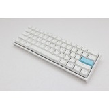 Ducky One 2 Mini RGB Pure White, gaming toetsenbord Wit, US lay-out, Cherry MX Silent, RGB leds, 60%, PBT Double Shot