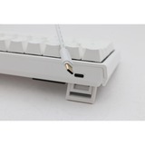 Ducky One 2 Mini RGB Pure White, gaming toetsenbord Wit, US lay-out, Cherry MX Silent, RGB leds, 60%, PBT Double Shot