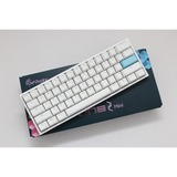 Ducky One 2 Mini RGB Pure White, gaming toetsenbord Wit, US lay-out, Cherry MX Silent, RGB leds, 60%, PBT Double Shot