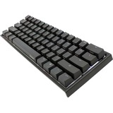 Ducky One 2 Mini RGB, Gaming toetsenbord Zwart/wit, US lay-out, Cherry MX Red, RGB leds, 60%, PBT Double Shot